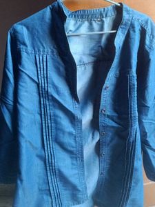 Denim Shirt/ Demin Shrug