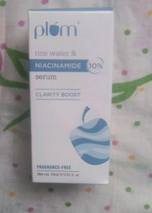 30off Plum 10% Niacinamide Rice Water Face' Seru
