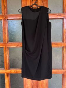 Black Drape Dress