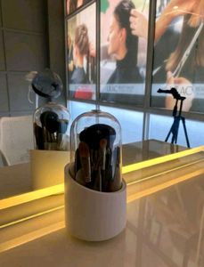 Rotating Makeup Brush Organizer
