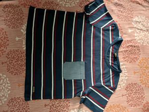 Striped Round Neck Tshirt