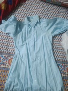 Blue Shirt Dress (Without The Belt)