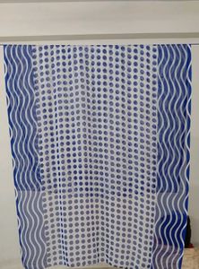 Blue Polka Dot Dupatta