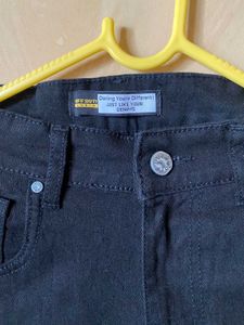 Off Duty Black Bootcut Denim