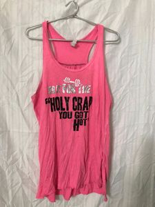 Pink tank top