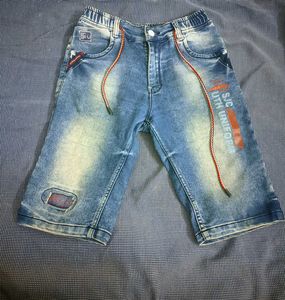 Casual Boys' 3/4 Length Denim Trousers