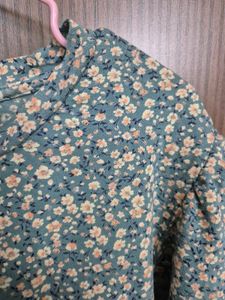 Green Floral Top For Women | 38