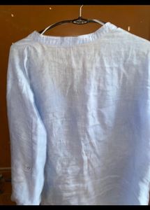 ZARA blue Cotton Shirt