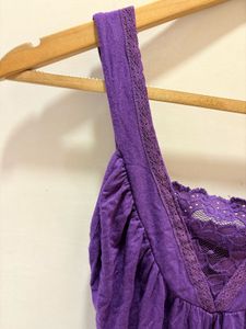 Beautiful Lace Trim Tank Top