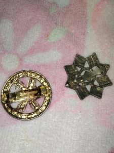 Combo Of 2 Small Centre Hair Clips