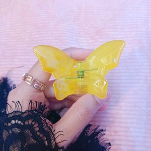 2 Butterfly Hair Claw Clips