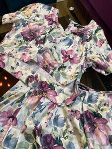 Floral Skirt Top Coord Set🩷💜🤌🏻🥂