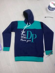 Blue Girls Stylish Hoodie