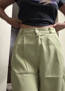 Pleated Pattern Pants
