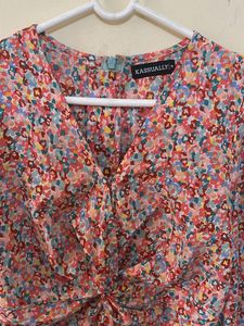 Floral Print Jumpsuit