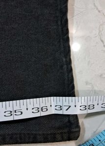 Black/Charcoal Baggy Jeans | Bershka Orignal