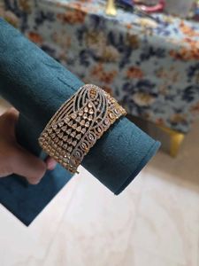 AD Cubic Zirconia Jaal Style Bracelet