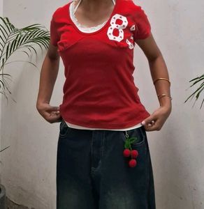 Imported Vietnam 🇻🇳  Y2k Printerest Top