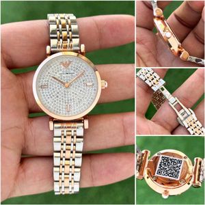 EMPORIO ARMANI DUAL TONE PREMIUM LADIES WATCH