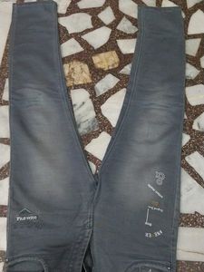 Gray Denim Jeans