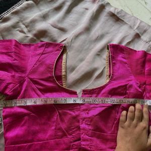 New Shaded Saree - Combination Of Two Cool