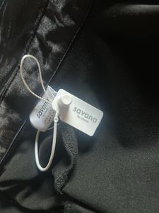 Savana Elegant Black Tie Waist Dress