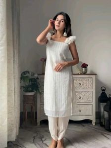 Elegant White Kurta Set