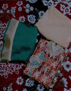 Elegant Teal &amp; Gold Salwar Kameez Suit