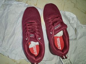 Maroon Running Shoes