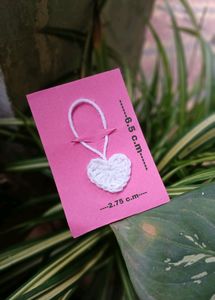 Combo Of Three Cute Croshet Heart Keychain