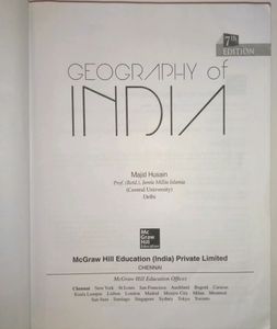 UPSC book Geography Of India By Majid hussain