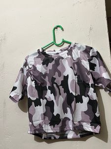 Multi Colour Crop Top