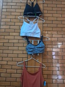 Combo Of  Four  Calvin Klein  Sports Bra