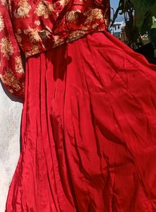 Silk Frock With Koti (Jacket)