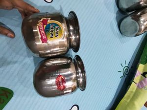 Steel Containers (Set of 2) New