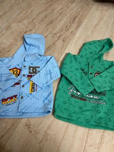2 warm Baby & Kids Hooded Jackets