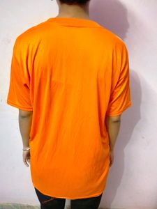 Bhagwa Colour T-shirt With Haridwar Scene 😍