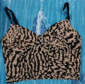 Animal Print Bralette Top