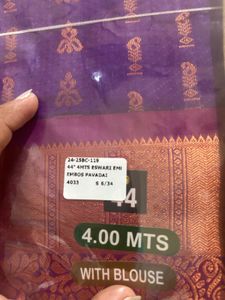New Ethnic Pavadai Fabric/Saree with Blouse