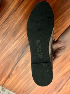 Calvin Klein Silver Oxfords