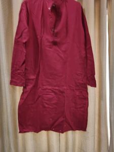 Maroon Kurta Pajama Set