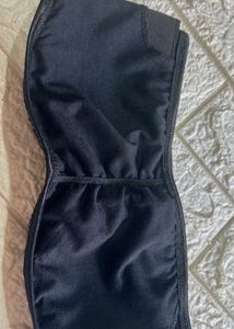 Sequin Padded Black Bustier Bralette Top