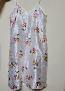 Price Drop!! Silk Slip Floral Pretty Mini Dress Y2K