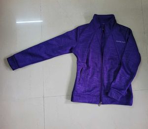 Purple Fleece Jacket For Winters