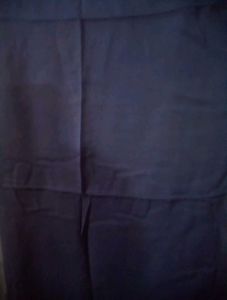 Navy Blue Duppata With Latkan
