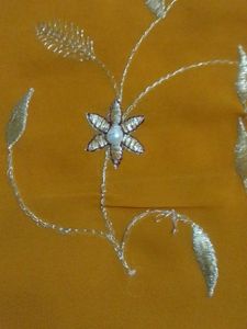 Embroidered saare with blouse