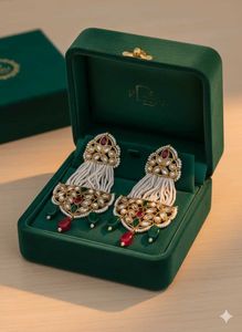Statement KUNDAN Earrings