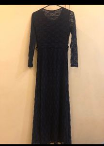 Navy Blue Bodycon Dress (Dubai Imported)