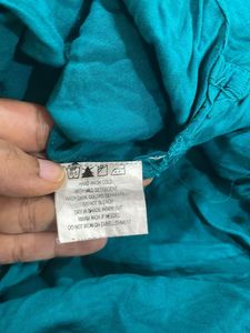 Avaasa Kurta Medium(M) Size,  Sea Green/Teal Color