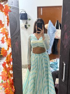 Elegant Blue Bodycon Dress